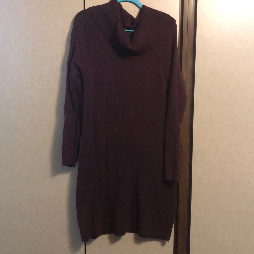 NEW MARKDOWN!! EUC Halogen Oversized Long Cowl Neck Tunic SZ L